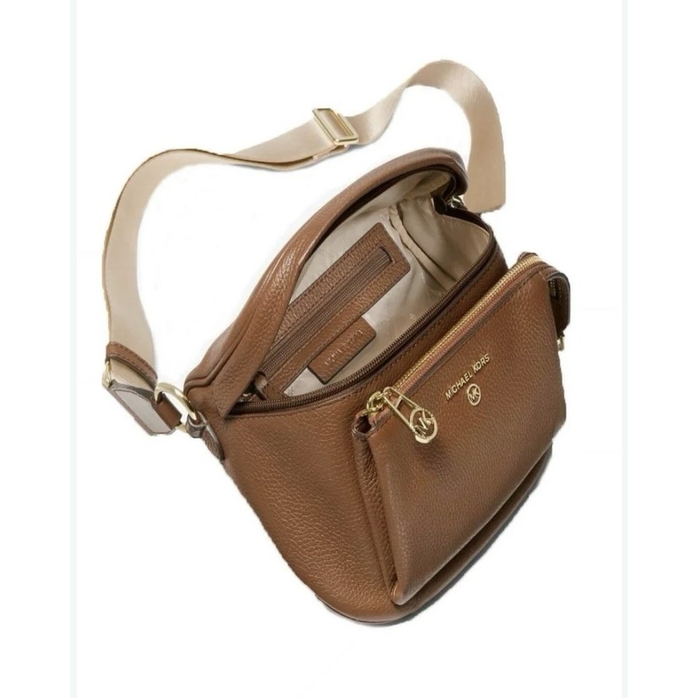Michael Kors Slater Medium Leather Sling Crossbody Bag